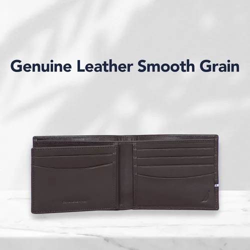 Vista 4 de Nautica Logo Ribbon Leather Wallet