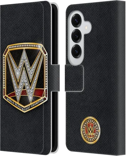 Vista 321 de Head Case Designs Officially Licensed WWE Cruiserweight Champion Title Belts Leather Wallet Case Compatible with Samsung Galaxy A07 4G Campeón