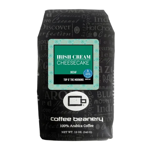Vista 44 de Coffee Beanery Café con sabor a Amaretto SWP descafeinado 12 onzas (goteo automático) Tostado ligero
