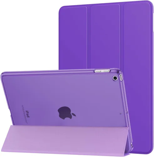 Vista 21 de MoKo Funda para iPad 9.7 2018/2017 de 5ª / 6ª Generación - Funda delgada y ligera con soporte para Smartphone con parte trasera translúcida
