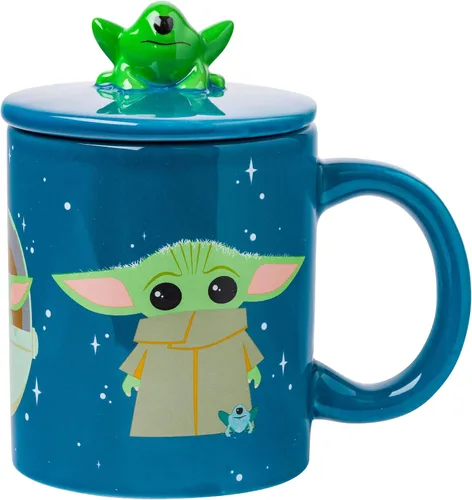 Vista 12 de Silver Buffalo Star Wars Death Star - Taza de café de cerámica esculpida en 3D para capuchino, café con leche o té caliente, 20 onzas, gris