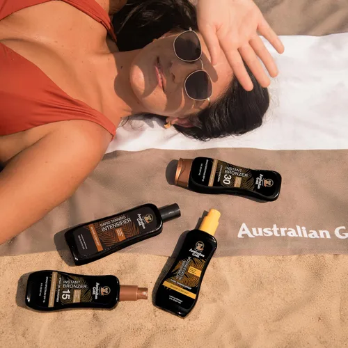 Vista 8 de Australian Gold Spray Gel Protector Solar con Bronceador Instantáneo SPF 15, 8 Onzas Hidrata y Humecta la Piel Espectro Amplio Resistente al