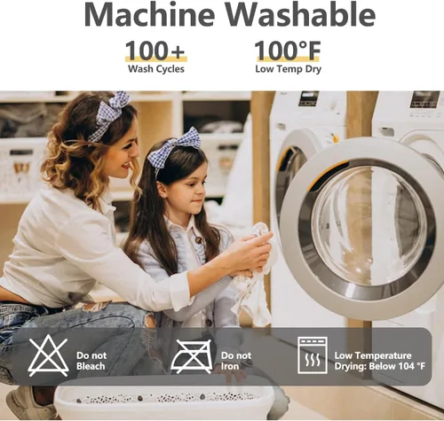 Vista 7 de Protector de colchón tamaño individual, impermeable, lavable, funda acolchada para colchón ajustable, protección de cama de plástico sin ruido