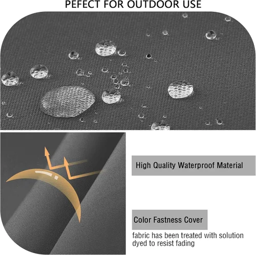 Vista 20 de idee-home Cojines impermeables para asiento de exteriores, para muebles de patio, cojines de repuesto para asiento profundo Hampton Bay