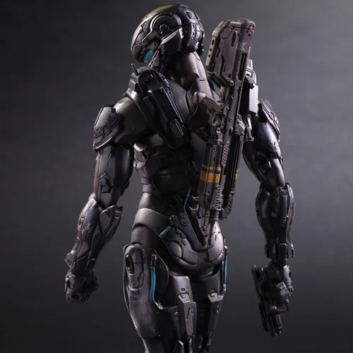 Vista 6 de Square Enix Halo 5: Spartan Locke Play Arts Kai Figura de acción