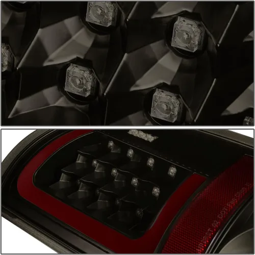 Vista 4 de DNA MOTORING TL-DRAM07-LED-RD3D-BK-SM Conjunto de luz trasera LED 3D para lado del conductor y del pasajero
