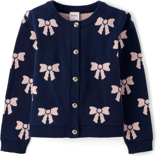 Vista 13 de Gymboree - Cárdigan de manga larga con botones frontales para bebés y niñas pequeñas