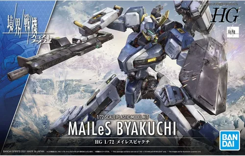 Vista 7 de Bandai Hobby - AMAIM: Warrior at The Borderline - 00 MAILeS BYAKUCHI, Bandai Spirits HG 1/72 Model Kit