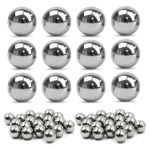 Vista 25 de 2 piezas de bolas de rodamiento de acero de 1.5 pulgadas Bolas de rodamiento de bicicleta sueltas surtidas de 38 mm 1-1/2 pulgadas