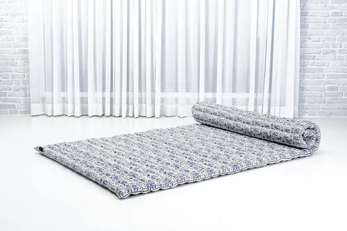 Vista 331 de Leewadee colchón tailandés enrollable para cama de invitados, tapete de yoga, para masaje tailandés, ecológico, orgánico y natural.