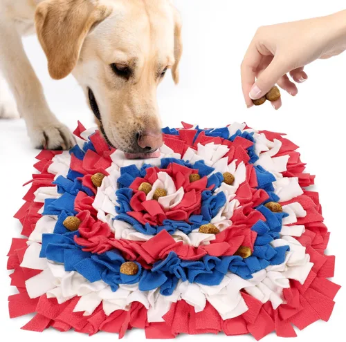 Vista 9 de LIVEKEY Tapete para olfatear mascotas para perros, tapete de alimentación para perros, tapetes de entrenamiento de nariz para forrajear instinto