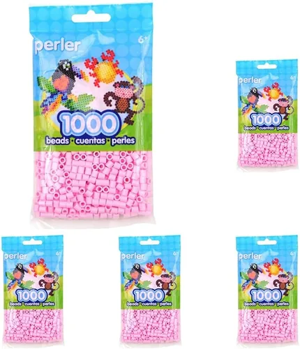 Vista 4 de Perler Cuentas fusibles para manualidades, 1000 unidades, marrón claro