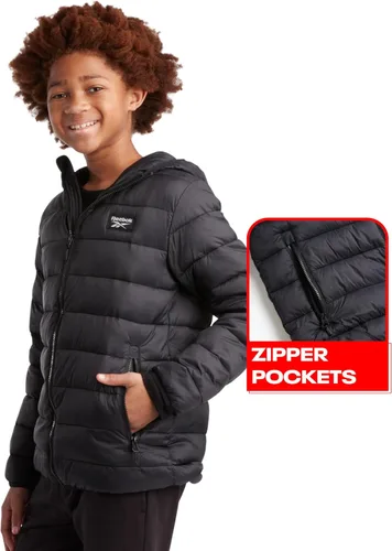 Vista 3 de Reebok Chaqueta para niño Abrigo acolchado ligero Abrigo básico para niños (7-16)