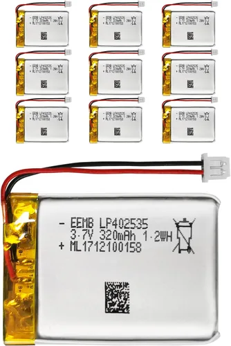 Vista 13 de EEMB Batería de polímero de litio 3.7V 320mAh 402535 Lipo Batería recargable con conector Molex de alambre para altavoz y dispositivo inalámbrico
