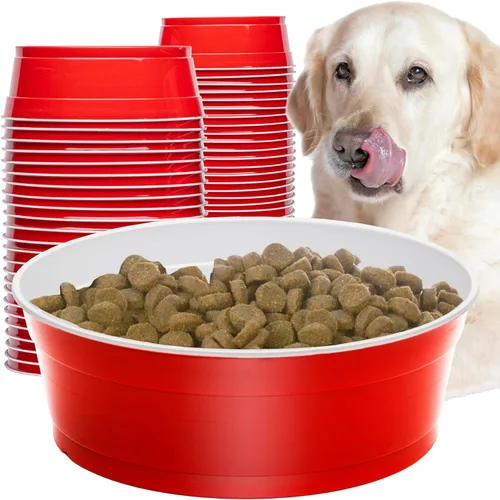 Vista 7 de GoSports Cuencos desechables para perros y gatos, 50 tazones de tamaño pequeño