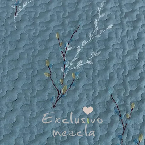 Vista 3 de Exclusivo Mezcla - Manta acolchada reversible estilo bohemio, 50 x 60 pulgadas