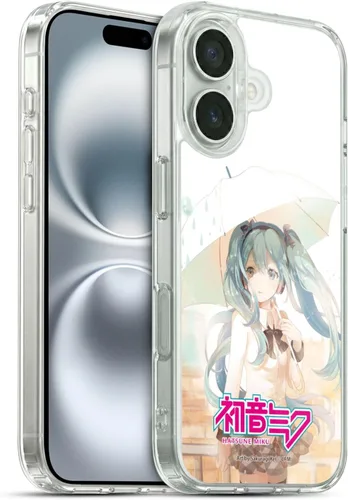 Vista 8 de Head Case Designs Licencia Oficial Hatsune Miku Gráficos Lindos Carcasa de Gel [Protección de Grado Militar] Compatible con Apple iPhone 7