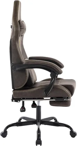 Vista 36 de Gaming Chair with Footrest Ergonomic Computer Chair Massage Lumbar Cushion, Racing Video Game Chair Adjustable Rocker Recliner Executive Office Desk