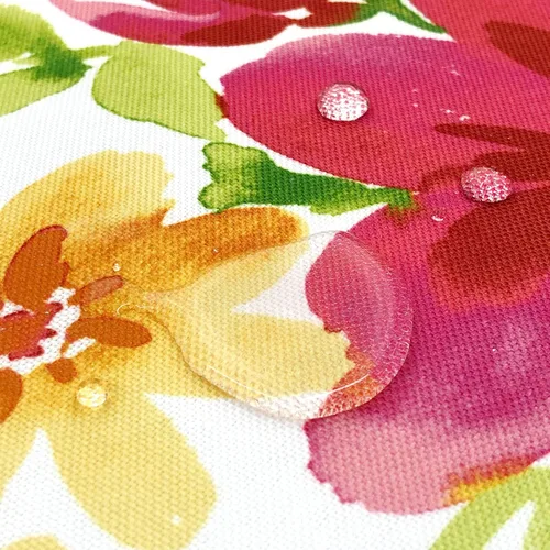 Vista 4 de CAIT CHAPMAN HOME COLLECTION Mantel de tela con cuentas para primavera y verano, fácil cuidado, resistente a las manchas