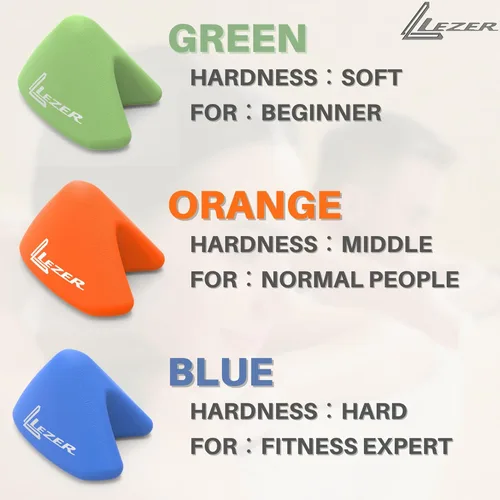 Vista 7 de LEZER Punto de masaje gatillo, bola de masaje manual, gancho de cadera, herramienta de liberación de nudo muscular, alivio de tejido profundo