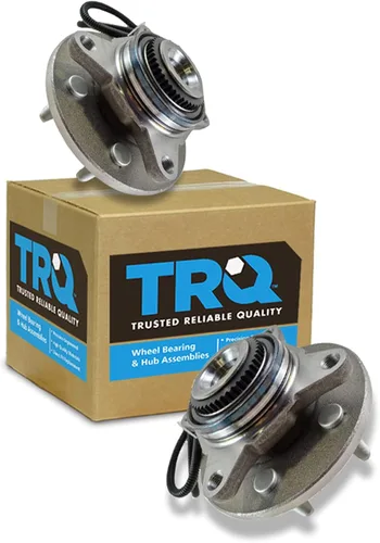 Vista 241 de Conjunto de rodamiento de rueda y buje TRQ para parte trasera izquierda y derecha, 2 piezas, compatible con Ford Expedition 2007-2010 y Lincoln