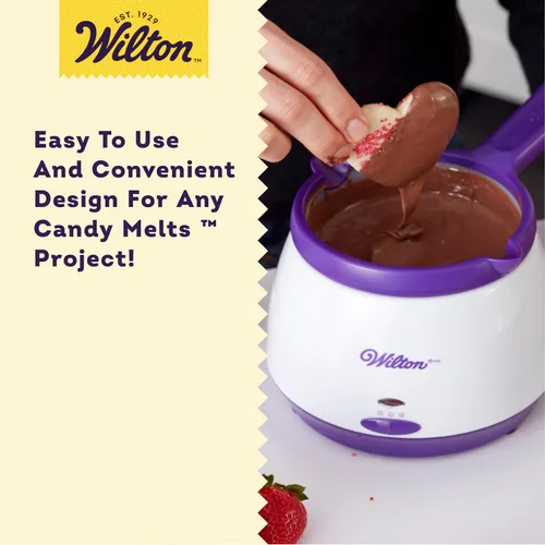 Vista 4 de Wilton Candy Melts Olla para Derretir, Perfecta para Fresas y Cakepops, Capacidad de 2.5 Tazas, el Empaque Puede Variar