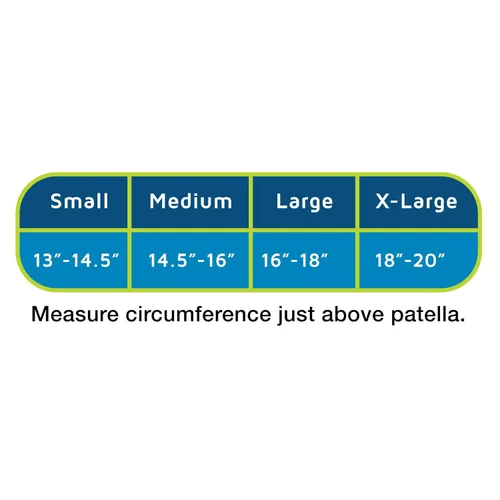 Vista 6 de Pro-Tec Athletics Rodillera plana 3D, tecnología avanzada de punto plano para un ajuste personalizado, tela elástica multidireccional transpirable