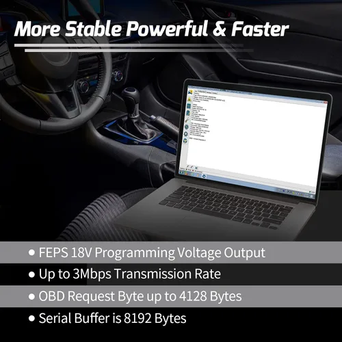 Vista 3 de Vgate vLinker FS OBD2 USB Adapter for FORScan HS/MS-CAN Auto Switch
