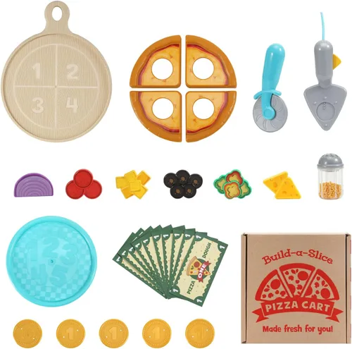Vista 9 de LeapFrog Carrito de pizza Build-a-Slice (embalaje sin frustración)