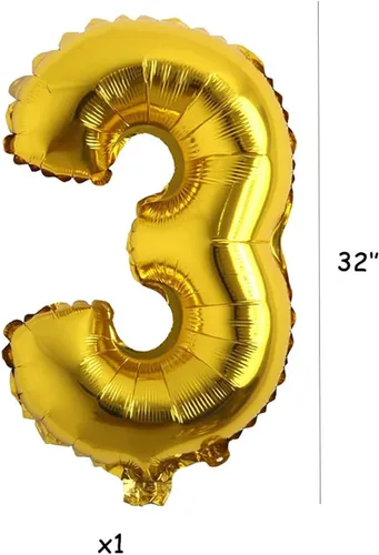 Vista 3 de Globos de dinosaurio para fiesta de 3 cumpleaños, decoraciones de cumpleaños temáticas de dinosaurios para niños, con globo número 3, 6 globos