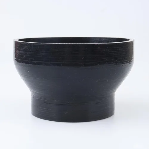 Vista 96 de AC PERFORMANCE ID de 1" a 1/2" (25mm a 13mm) Manguera de silicona recta reductora de 3 capas reforzada negra, 3" de longitud