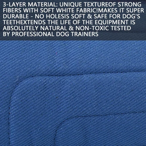Vista 5 de Morezi Funda protectora de entrenamiento para mordeduras de perro, nailon resistente duradero, ajuste Pit Bull Pastor alemán Malinois, cachorro