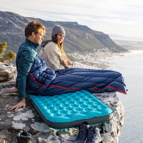 Vista 6 de Naturehike Saco de dormir de plumón 800 de potencia de relleno ligero compacto para mochileros, camping, senderismo, viajes, con saco de compresión