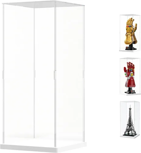 Vista 37 de Choowin Vitrina de acrílico para casco de Lego Star Wars para casco de Lego Capitán Rex, vitrinas de acrílico transparente grueso