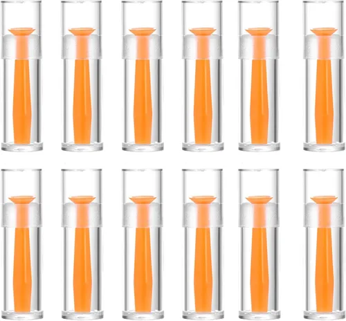 Paquete de 12 removedores de lentes de contacto duros para lentes RGP y esclerales, herramienta de extracción de ventosa para ojos