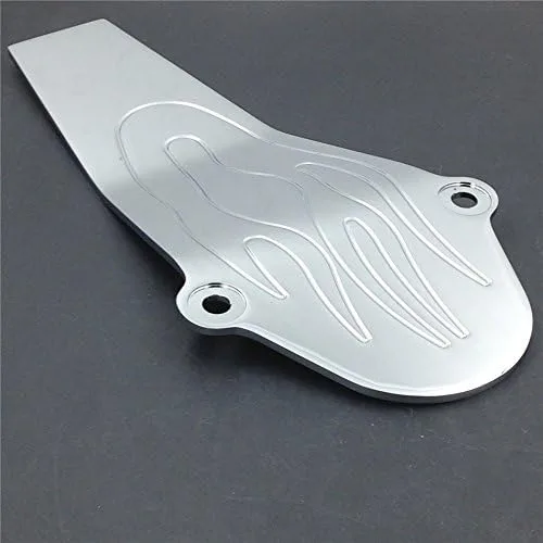 Vista 2 de SMT-Chrome Flame Style - Cubierta del eje de transmisión compatible con Yamaha V-Star 650 1100 Classic Custom [B00RUE8T3Y]