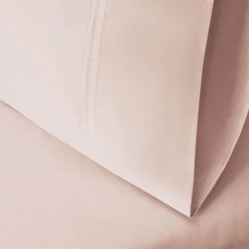 Vista 22 de BLUENILEMILLS Ultra Soft Premium Deep Pocket 400-Thread Count Elasticized Fitted Egyptian Cotton Bed Sheet Set, Sateen Weave, Solid, by Blue Nile