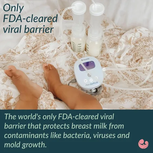 Vista 6 de Ameda MYA Joy Plus - Extractor de leche eléctrico Recargable Grado hospitalario Incluye HygieniKit y piezas de bomba Ameda Extractor