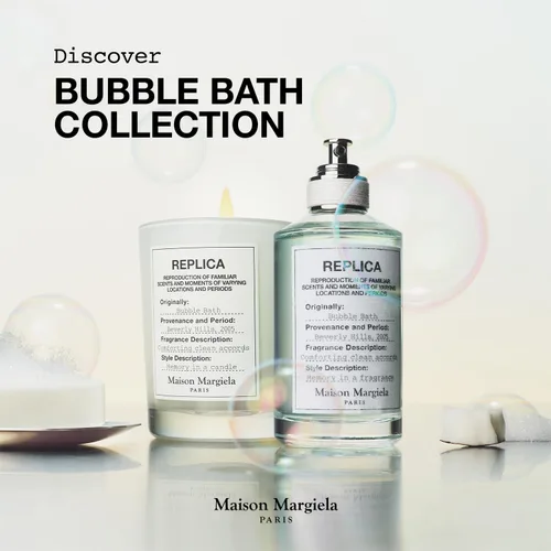 Vista 7 de Maison Margiela - Replica - Bubble Bath Eau de Toilette - Fresh Fragrance - With Soap Bubbles, Rose & Coconut Milk