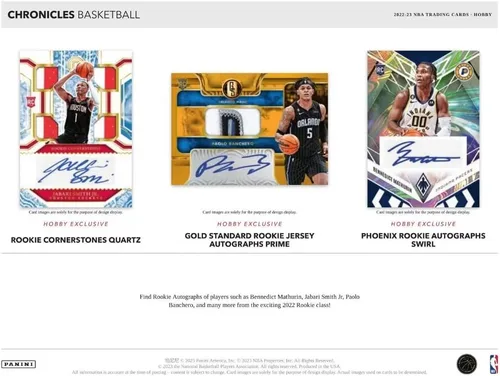 Vista 2 de Panini Chronicles Basketball Hobby Box 2022-23 - 6 paquetes