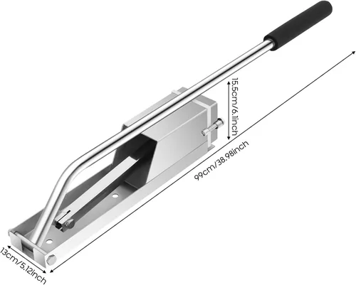 Vista 4 de Extrusora de arcilla, extrusora de arcilla suave de acero inoxidable con 4 moldes y mango para colgar en la pared, extrusión de barro, herramienta