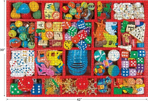 Vista 3 de RoseArt - Kodak Premium - Caja de juguetes vintage - Rompecabezas de 3000 piezas para adultos