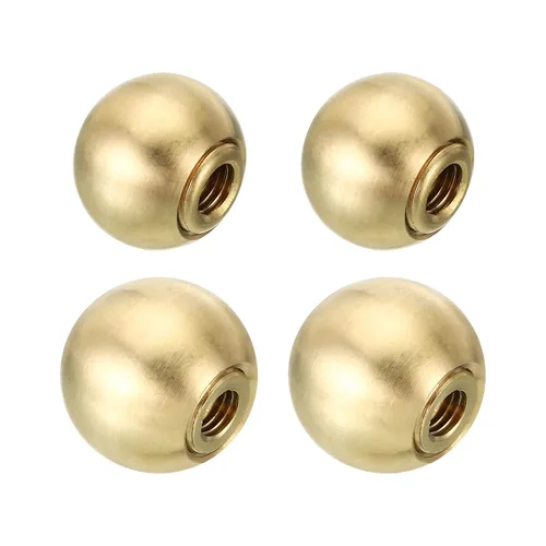 Vista 15 de PATIKIL Remates de Lámpara de Bola de 17.5mm/0.69", 1 Juego de Latón Macizo, Tapas de Pantalla de Lámpara, Decoración Superior, Tuercas de Tapa