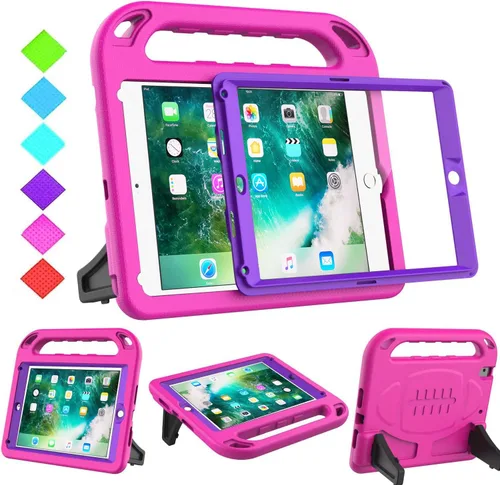 Vista 17 de Funda BMOUO para niños para iPad de 9.7 pulgadas 6ª/5ª generación (iPad de 2017/2018), funda para iPad 9.7/Air 2 con protector de pantalla, funda
