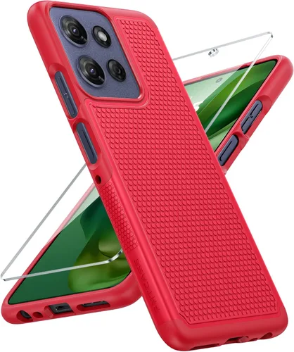 Vista 51 de FNTCASE Funda para Motorola Moto G-Power-5G-2024: funda protectora de doble capa resistente para teléfono celular a prueba de golpes con parte
