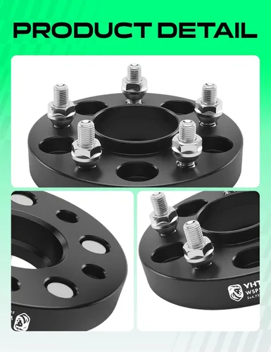 Vista 8 de YHTAUTO 5x4.75 Separadores de rueda con buje céntrico de 1 pulgada, compatible con 1979-2019 Chevy Corvette Camaro S10 Blazer y Cadillac XLR