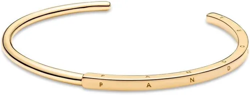 PANDORA Pulsera Pandora Signature I-D, colección Pandora Shine, tamaño: 6.3 in, 6.3 in - 569493C00-1, Metal precioso., No es una piedra preciosa