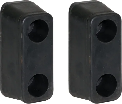 Vista 7 de Buyers Products B5800 - Parachoques de goma moldeado en forma de D, 3 x 3-1/2 x 6 pulgadas, para protección de camiones y remolques, parachoques
