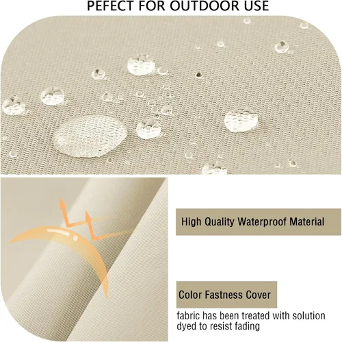 Vista 185 de idee-home Cojines impermeables para asiento de exteriores, para muebles de patio, cojines de repuesto para asiento profundo Hampton Bay