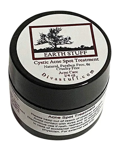 Vista 3 de Earth Stuff - Tratamiento de manchas para adultos y adolescentes, arcilla natural original para el acné